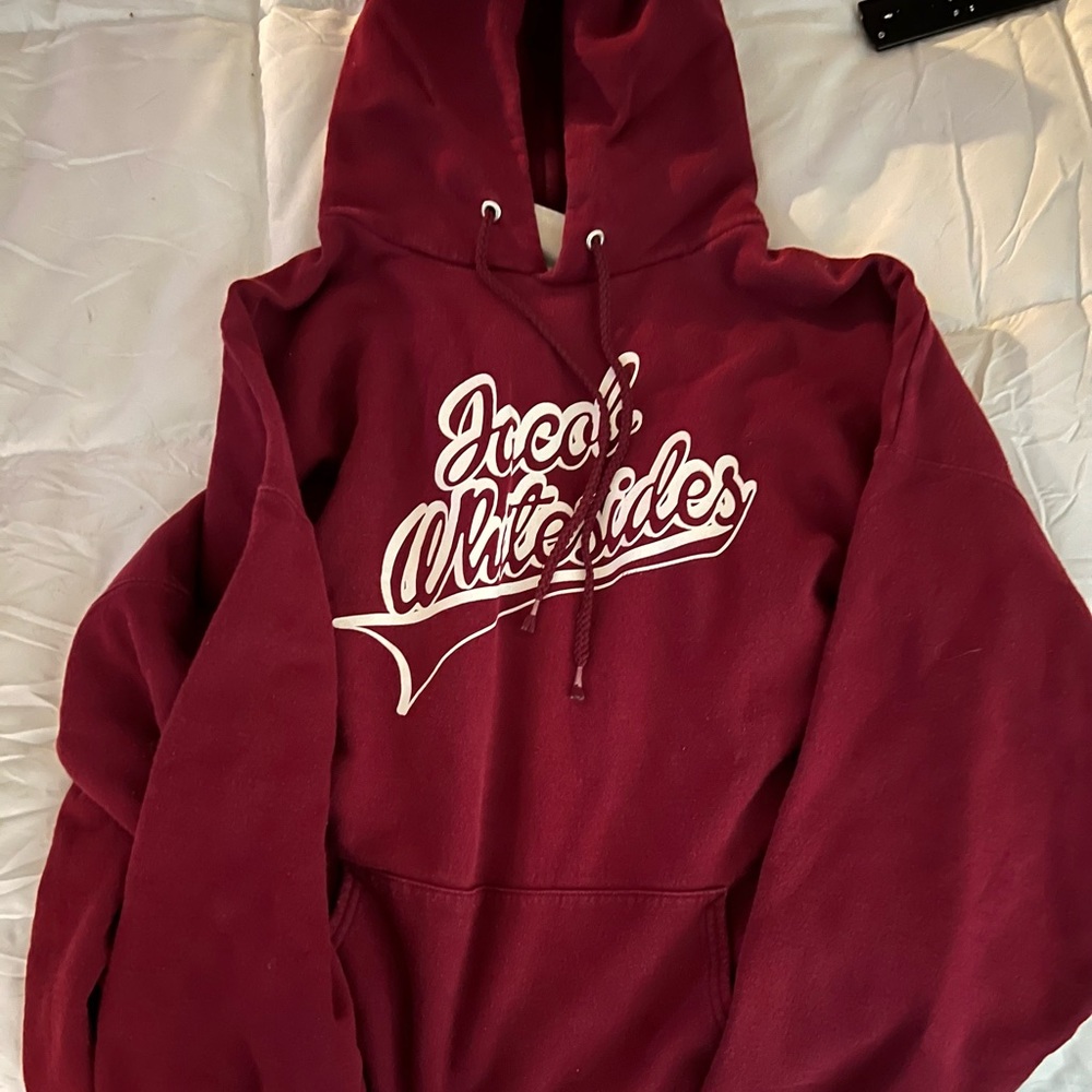 Jacob Whitesides Maroon Hoddie